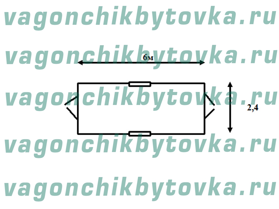 Шиномонтаж из вагончика 6м